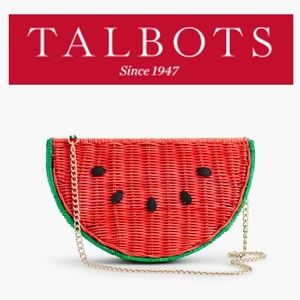 NWOT Talbot's Watermelon 🍉 Wicker Straw Bag